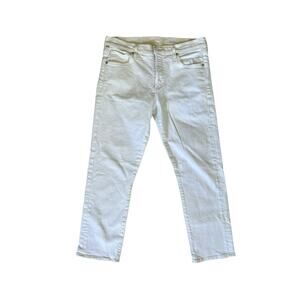 Citizens of Humanity White Jeans 28 Straight Fit Button Fly USA Minimalist Style